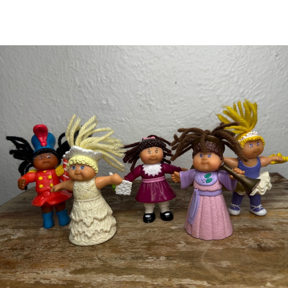 Vintage Cabbage Patch Kids Mcdonald's Lot of 5 Figures Collectible 90s‎ Toys